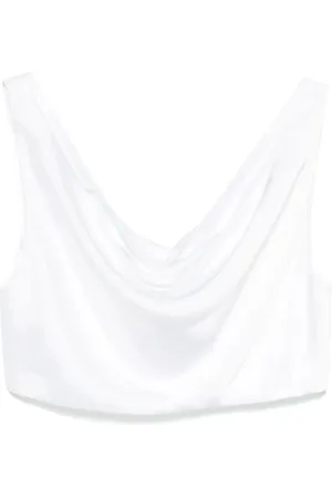 Norma Kamali Donna, Top, Bianco, M, new