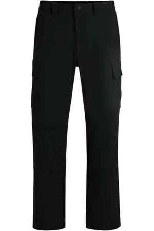 HUGO BOSS Uomo, Pantaloni, Nero, W32, new