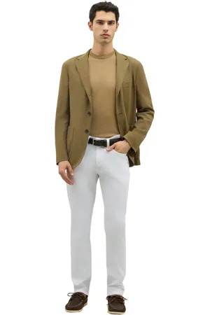 Boglioli Uomo, Pantaloni, Bianco, W38, new