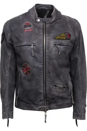 THE JACK LEATHERS Uomo, Giacche, Grigio, M, new