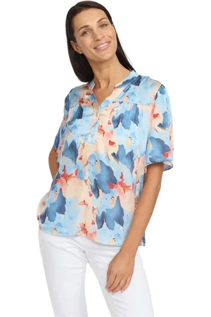 2-Biz Donna, Camicette , Blu, S, new