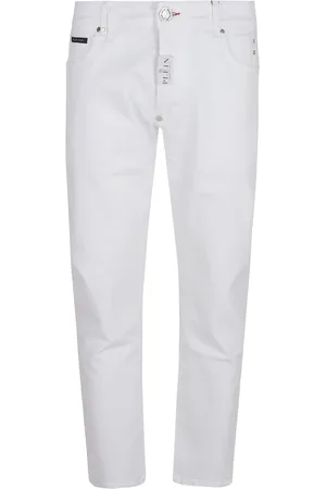 Philipp Plein Uomo, Jeans, Bianco, W32, new