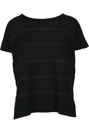 LE TRICOT PERUGIA Donna, Top, Nero, S, new