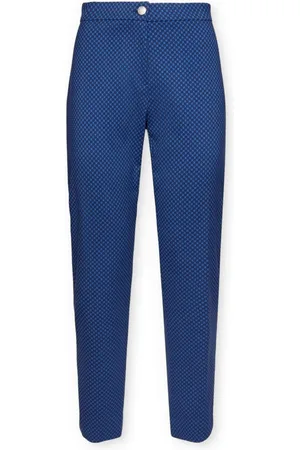 Elena Miro Donna, Pantaloni, Blu, L, new