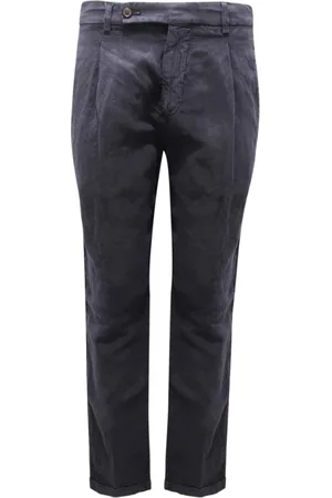 Berwich Uomo, Pantaloni, Blu, M, new