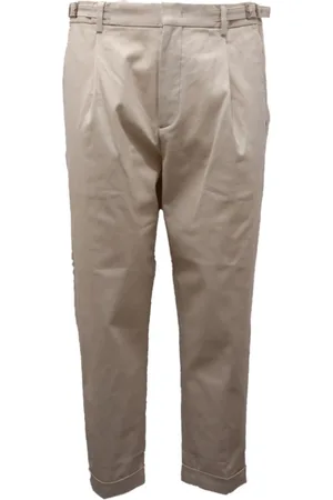 Paolo Pecora Uomo, Pantaloni, Bianco, M, new