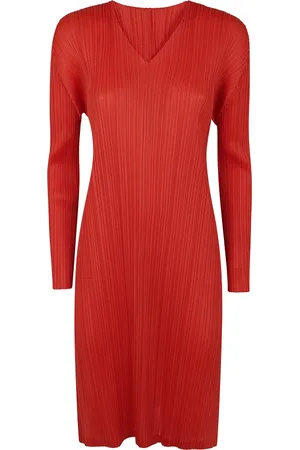 Issey Miyake Donna, Abiti, Rosso, L, new