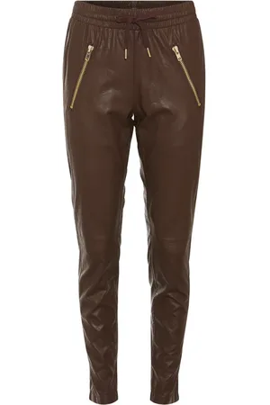 RUE de FEMME Donna, Pantaloni, Marrone, L, new