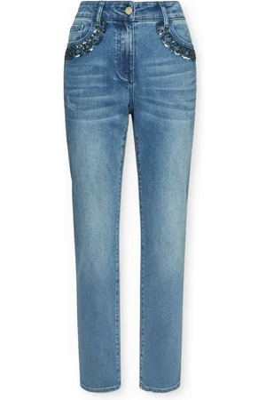 Elena Miro Donna, Jeans, Blu, 7Xl, new