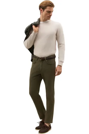 Boglioli Uomo, Pantaloni, Verde, W34, new