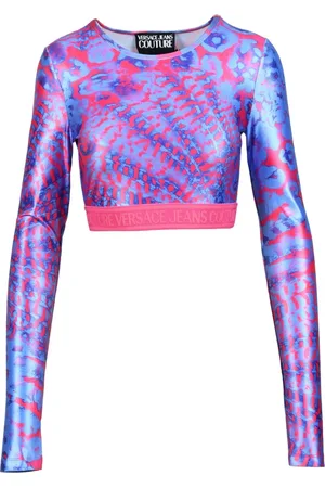 VERSACE Donna, Top, Multicolore, S, new