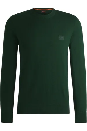 HUGO BOSS Uomo, Maglie, Verde, L, new
