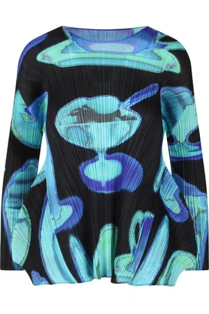 Issey Miyake Donna, Camicette , Multicolore, L, new