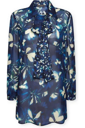 Elena Miro Donna, Camicette , Blu, 4Xl, new