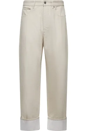 Bottega Veneta Uomo, Jeans, Bianco, L, new