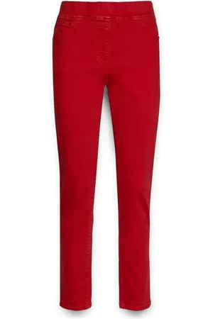 Elena Miro Donna, Pantaloni, Rosso, 4Xl, new