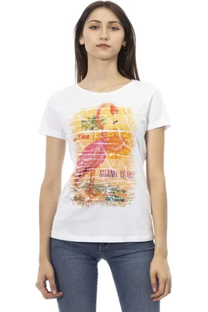 Trussardi Donna, Top, Bianco, S, new