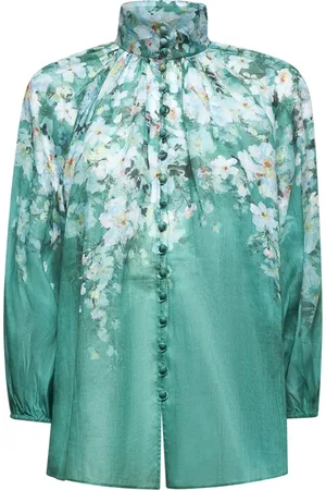 ZIMMERMANN Donna, Camicette , Verde, S, new