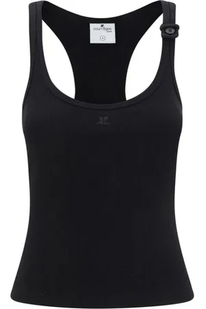 Courrèges Donna, Top, Nero, M, new
