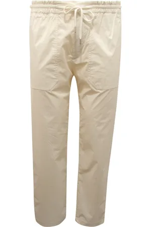 Paolo Pecora Uomo, Pantaloni, Bianco, S, new
