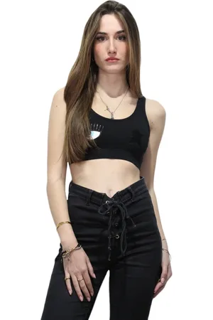Chiara Ferragni Donna, Top, Nero, M, new