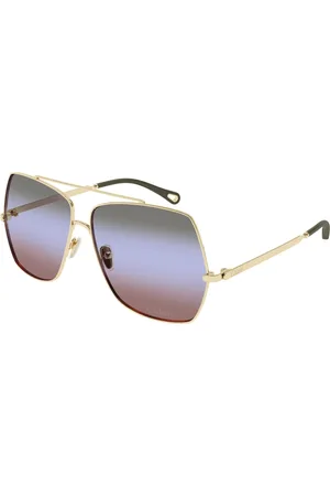 Chloé Donna, Accessori, Giallo, 62 MM, new
