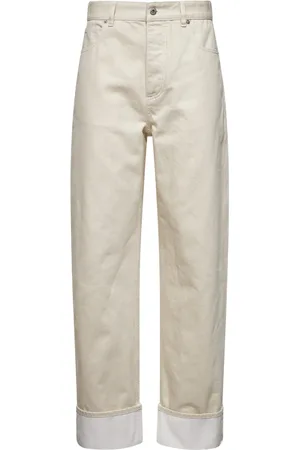 Bottega Veneta Donna, Jeans, Bianco, S, new