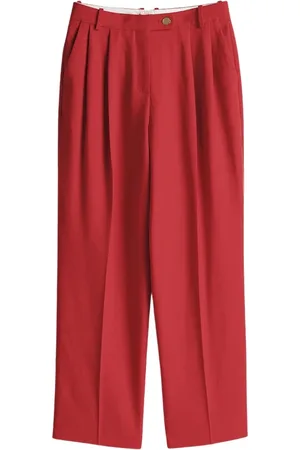 Tommy Hilfiger Donna, Pantaloni, Rosso, S, new