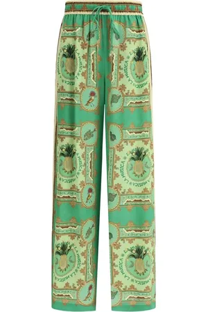 ALÉMAIS Donna, Pantaloni, Verde, L, new