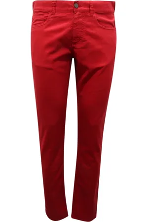 CANALI Uomo, Pantaloni, Rosso, M, new