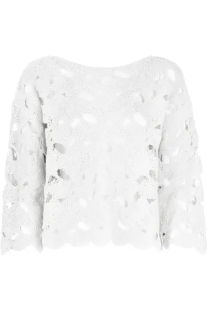 KANGRA CASHMERE Donna, Maglie, Bianco, M, new