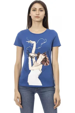 Trussardi Donna, Top, Blu, S, new