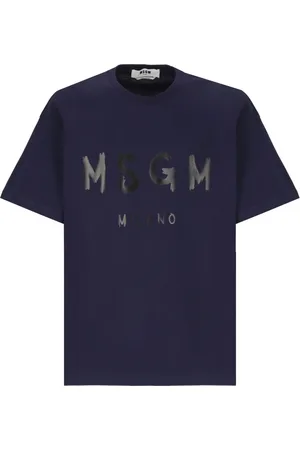 Msgm Uomo, Top, Blu, M, new