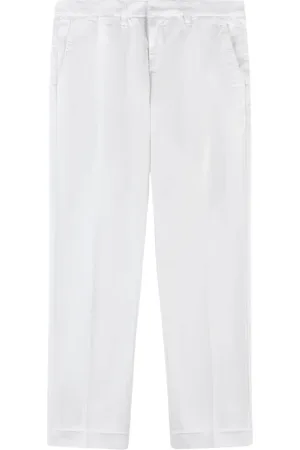 FAY Uomo, Pantaloni, Bianco, W34, new