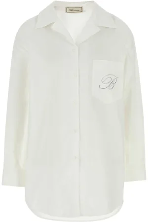 BLUMARINE Donna, Camicette , Bianco, S, new