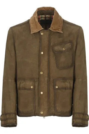 THE JACK LEATHERS Uomo, Giacche, Verde, XL, new
