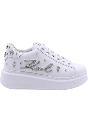 Karl Lagerfeld Donna, Scarpe, Bianco, 38 EU, new