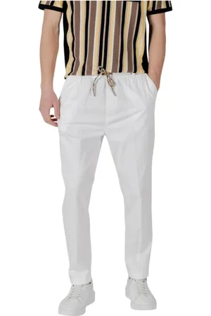 GIANNI LUPO Uomo, Pantaloni, Bianco, XL, new