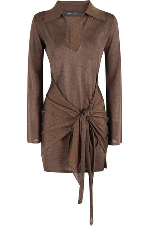 FEDERICA TOSI Donna, Abiti, Marrone, S, new