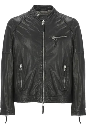 THE JACK LEATHERS Uomo, Giacche, Nero, XL, new