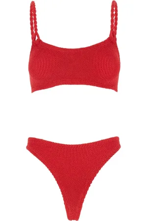 Hunza G Donna, Costumi da bagno, Rosso, Taglia unica, new