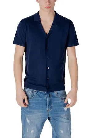 GIANNI LUPO Uomo, Maglie, Blu, M, new