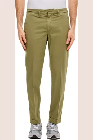 FAY Uomo, Pantaloni, Verde, W32, new