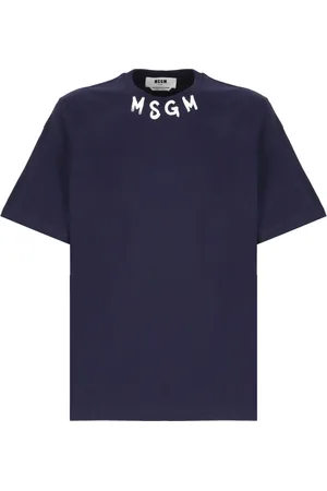Msgm Uomo, Top, Blu, M, new