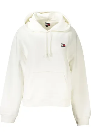 Tommy Hilfiger Donna, Felpe, Bianco, L, new