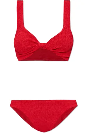 Hunza G Donna, Costumi da bagno, Rosso, Taglia unica, new