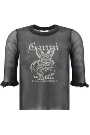 Ganni Donna, Top, Nero, S, new