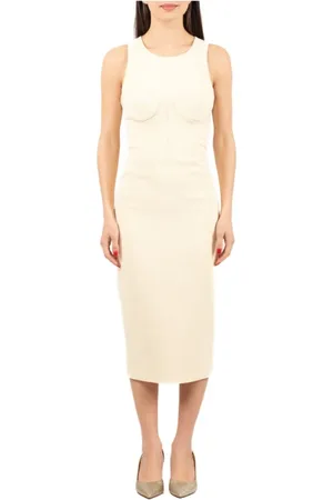 Elisabetta Franchi Donna, Abiti, Giallo, XL, new