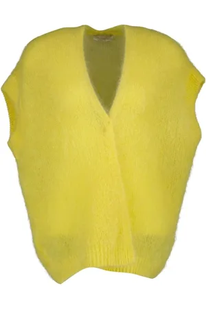 AMELIE & AMELIE Donna, Maglie, Giallo, Taglia unica, new