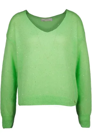AMELIE & AMELIE Donna, Maglie, Verde, Taglia unica, new